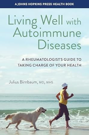 Book cover titled Living Well with Autoimmune Diseases.